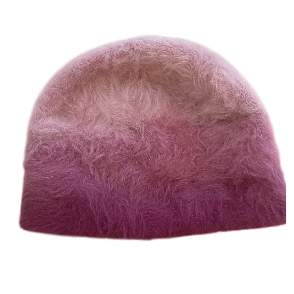 Plush Angora Blend Ombre hat no brand